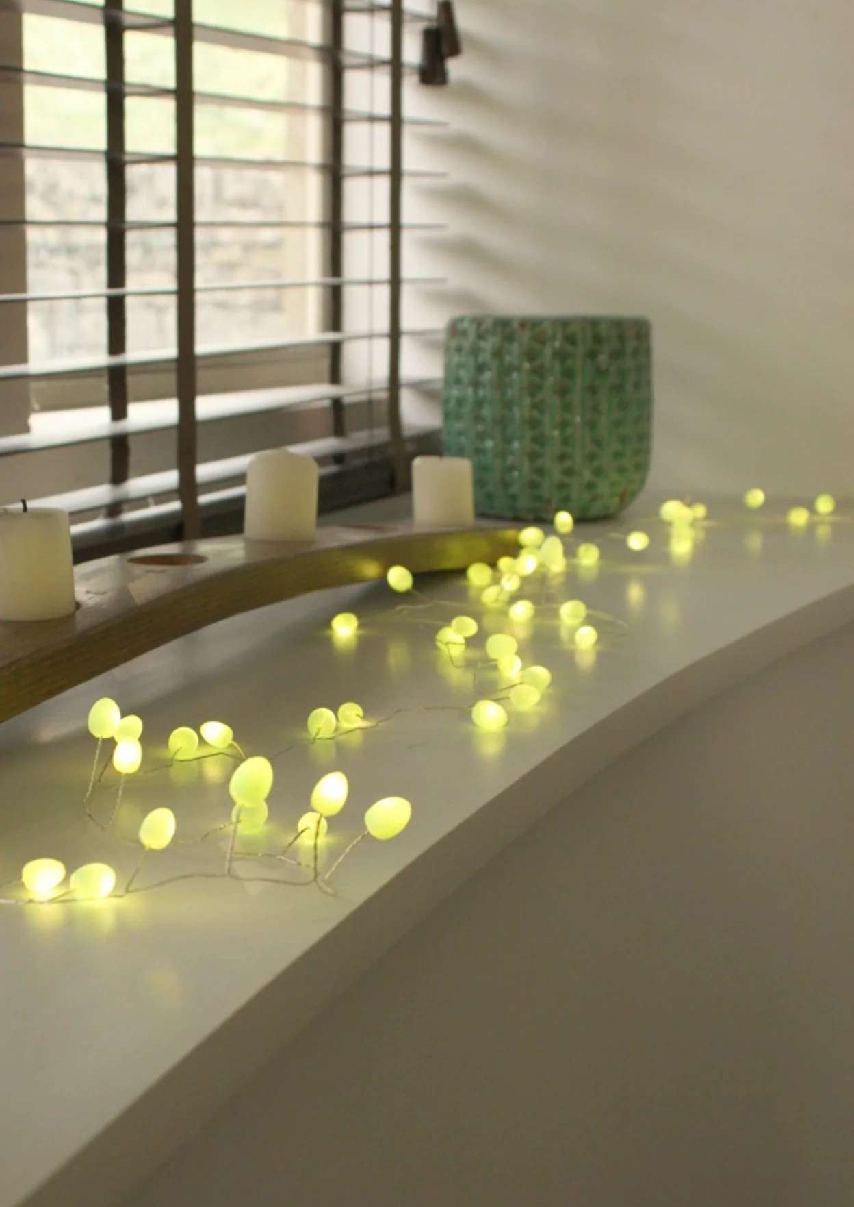 Tear drop Fairy Lights Mint (Battery Operated) - Image 2