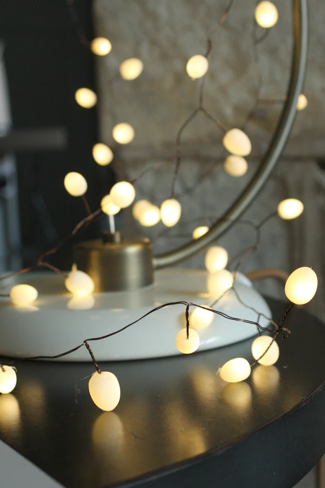 Tear drop Fairy Lights Opaque (Battery Operated) - Image 2