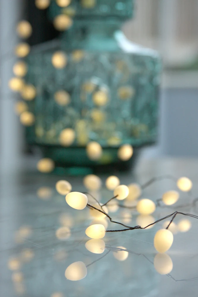 Tear drop Fairy Lights Opaque (Battery Operated) - Image 4