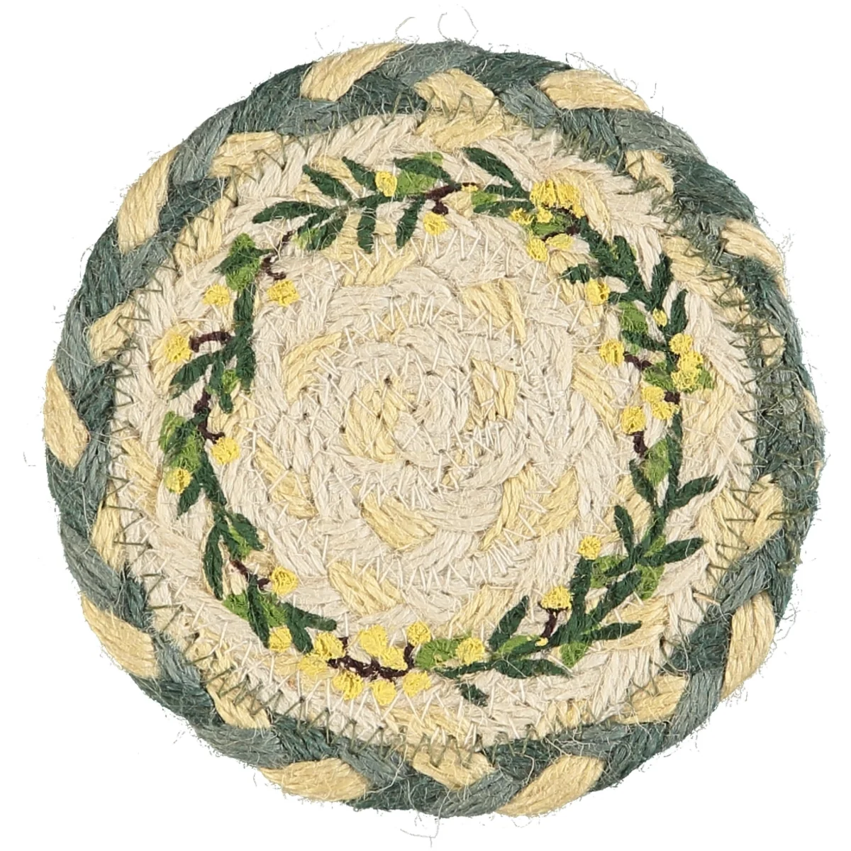 The Braided Rug Company Jute Coasters, Mimosa ( Set Of 6 )