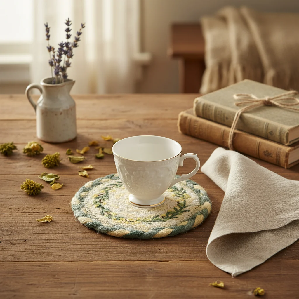 The Braided Rug Company Jute Coasters, Mimosa ( Set Of 6 ) - Image 5