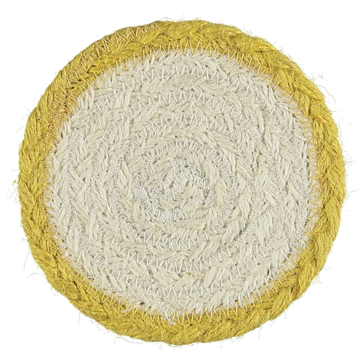 The Braided Rug Company Jute Coasters, Mixed Tulip  (Set Of 6) - Image 10