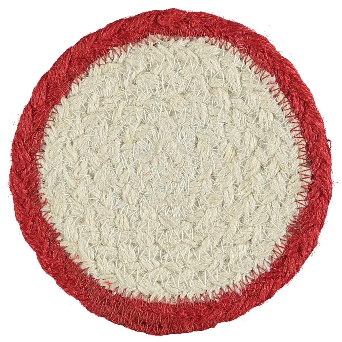 The Braided Rug Company Jute Coasters, Mixed Tulip  (Set Of 6) - Image 9
