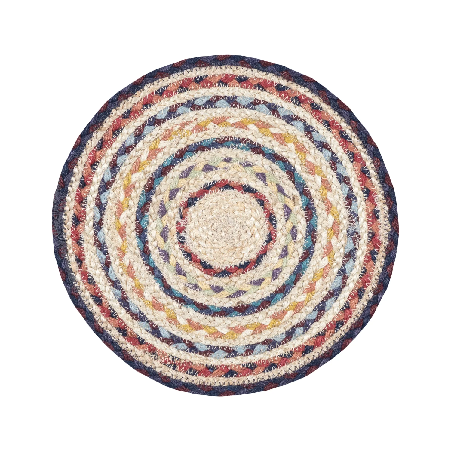 The Braided Rug Company Jute placemats, Fairisle (Set Of 6)