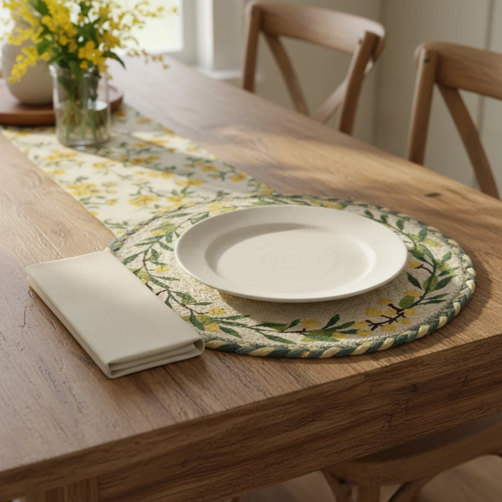 The Braided Rug Company Jute Placemats, Mimosa ( Set Of 6 ) - Image 5