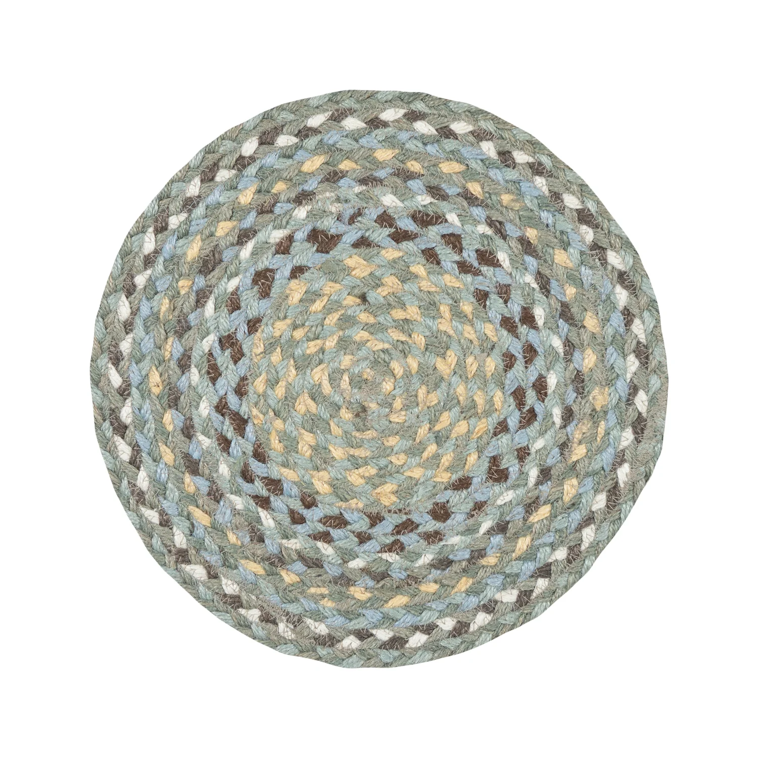 The Braided Rug Company Jute placemats, Seaspray (Set Of 6)p