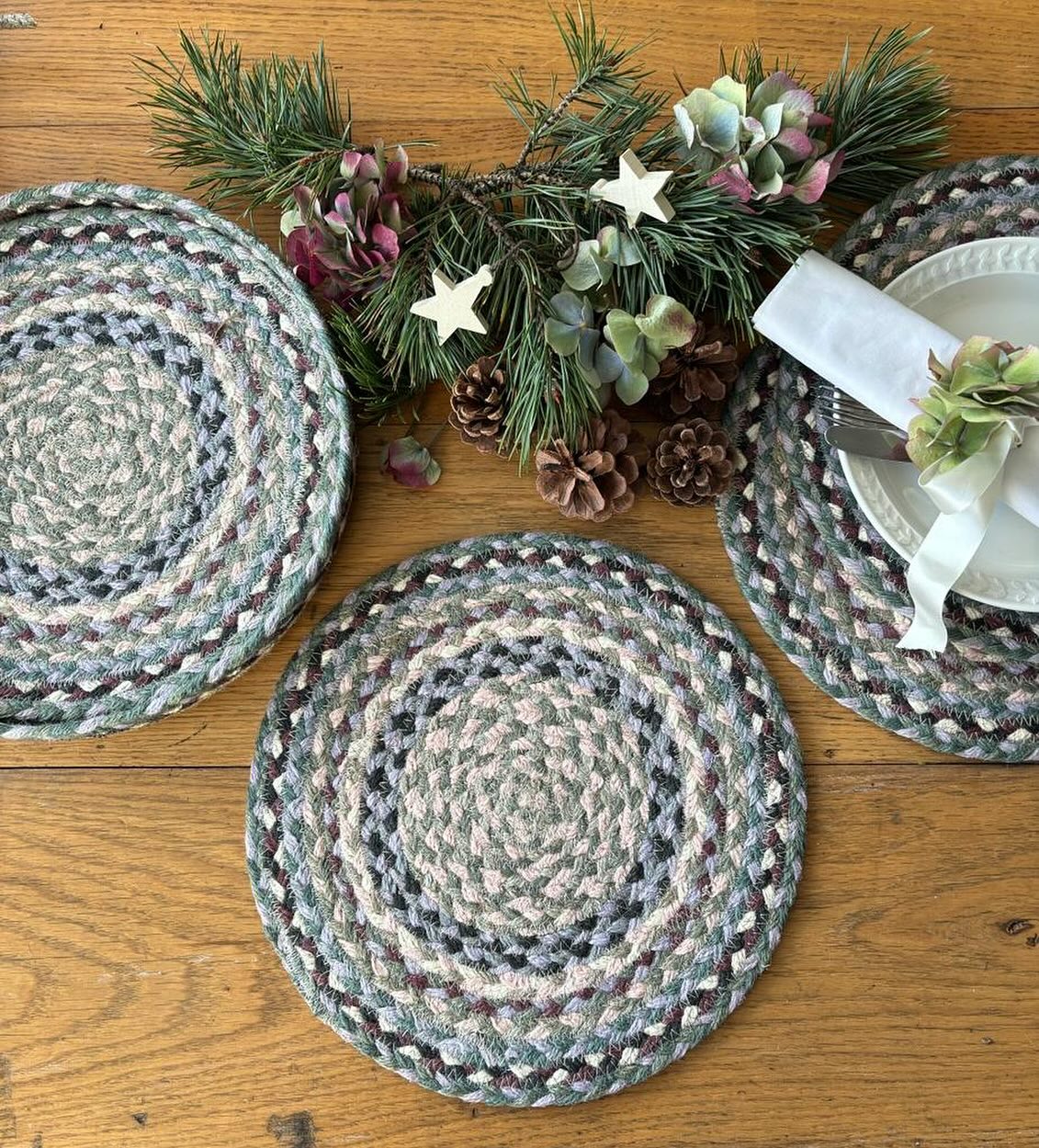 The Braided Rug Company Jute placemats, Seaspray (Set Of 6)p - Image 4