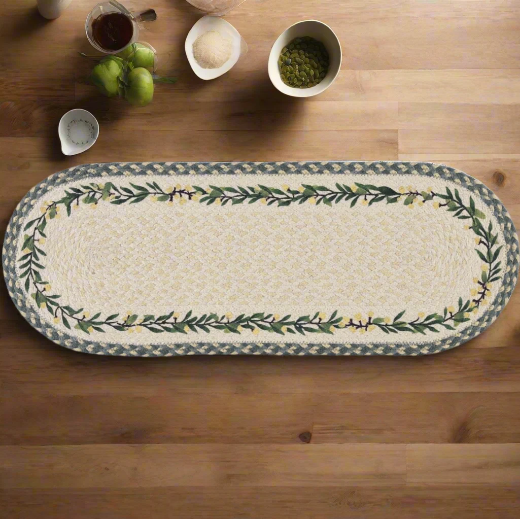 The Braided Rug Company Jute Table Runner, Mimosa - Image 2