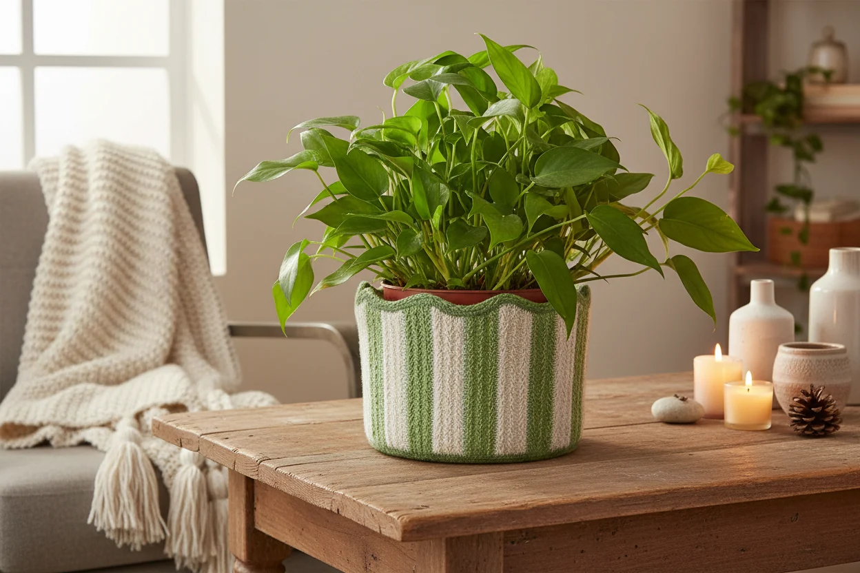 The Braided Rug Company Tulip Basket, Jade - Image 4