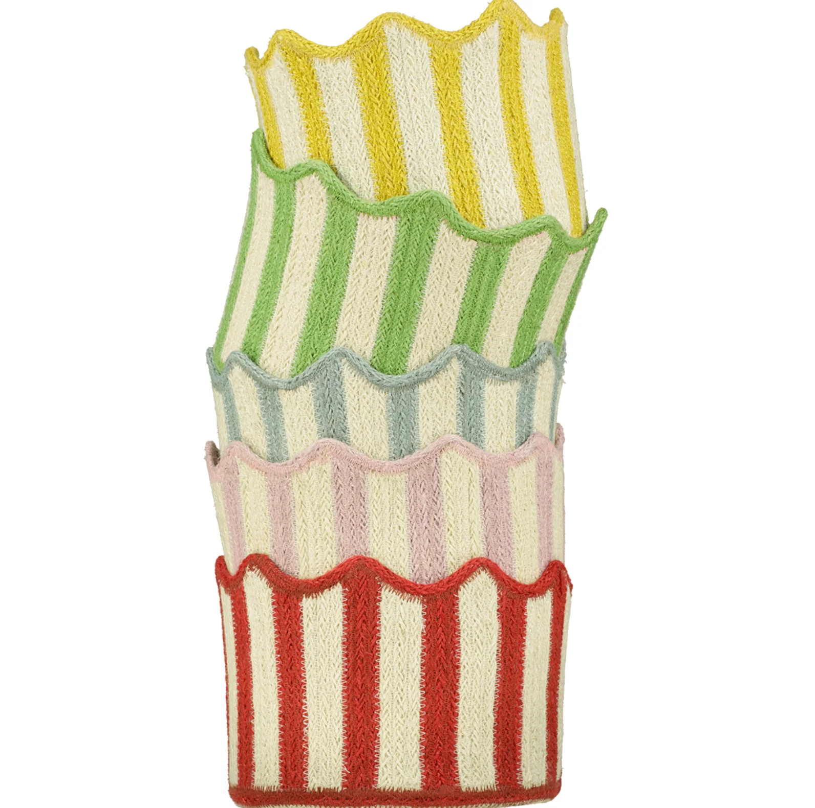 The Braided Rug Company Tulip Basket, Jade - Image 6