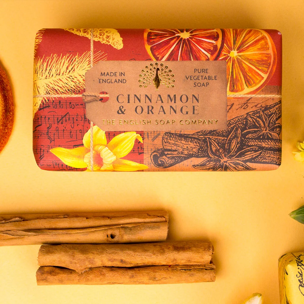 The English Soap Company Anniversary, Cinnamon & Orange Soap - Image 4