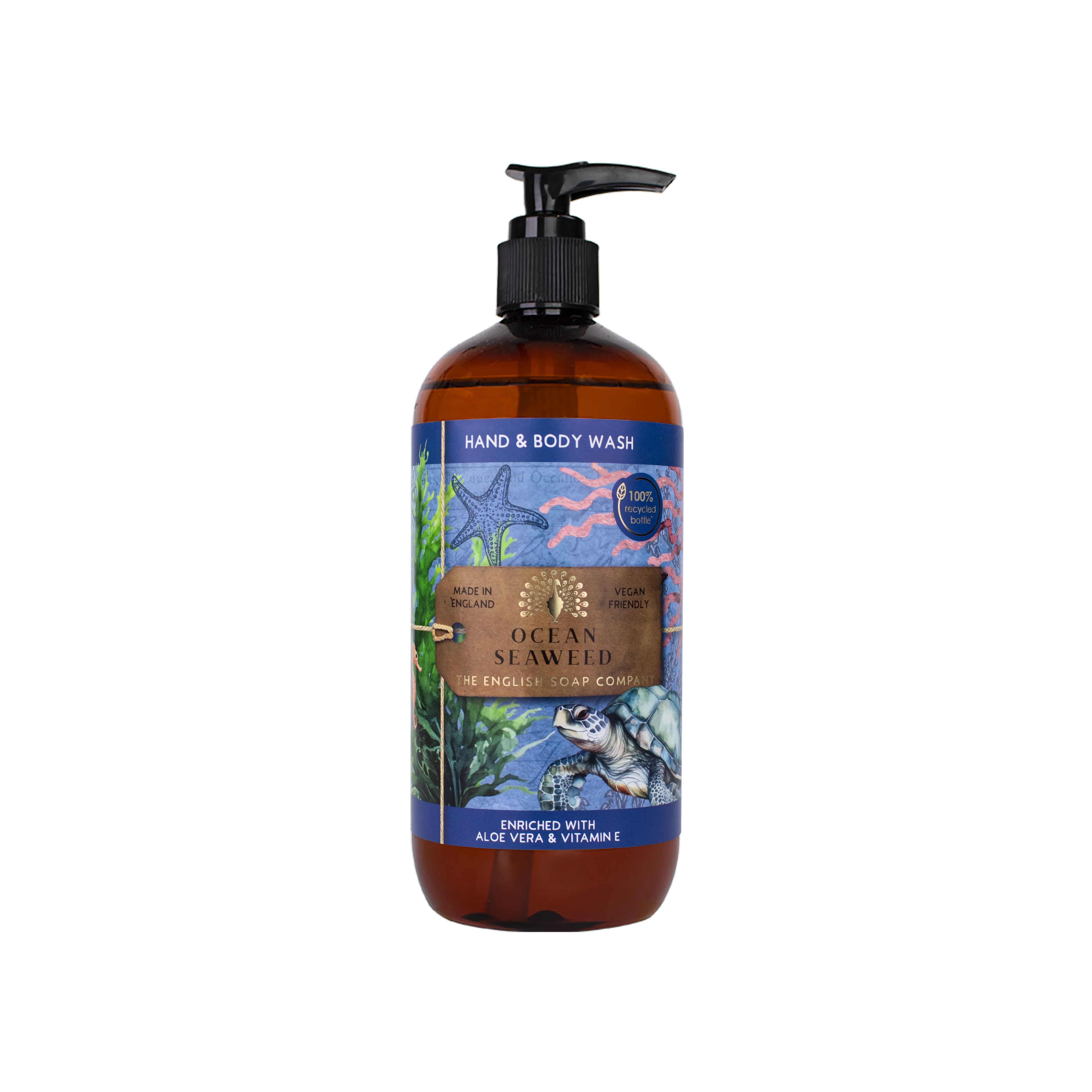 The English Soap Company Anniversary Hand & Body Wash, Ocean Seaweed