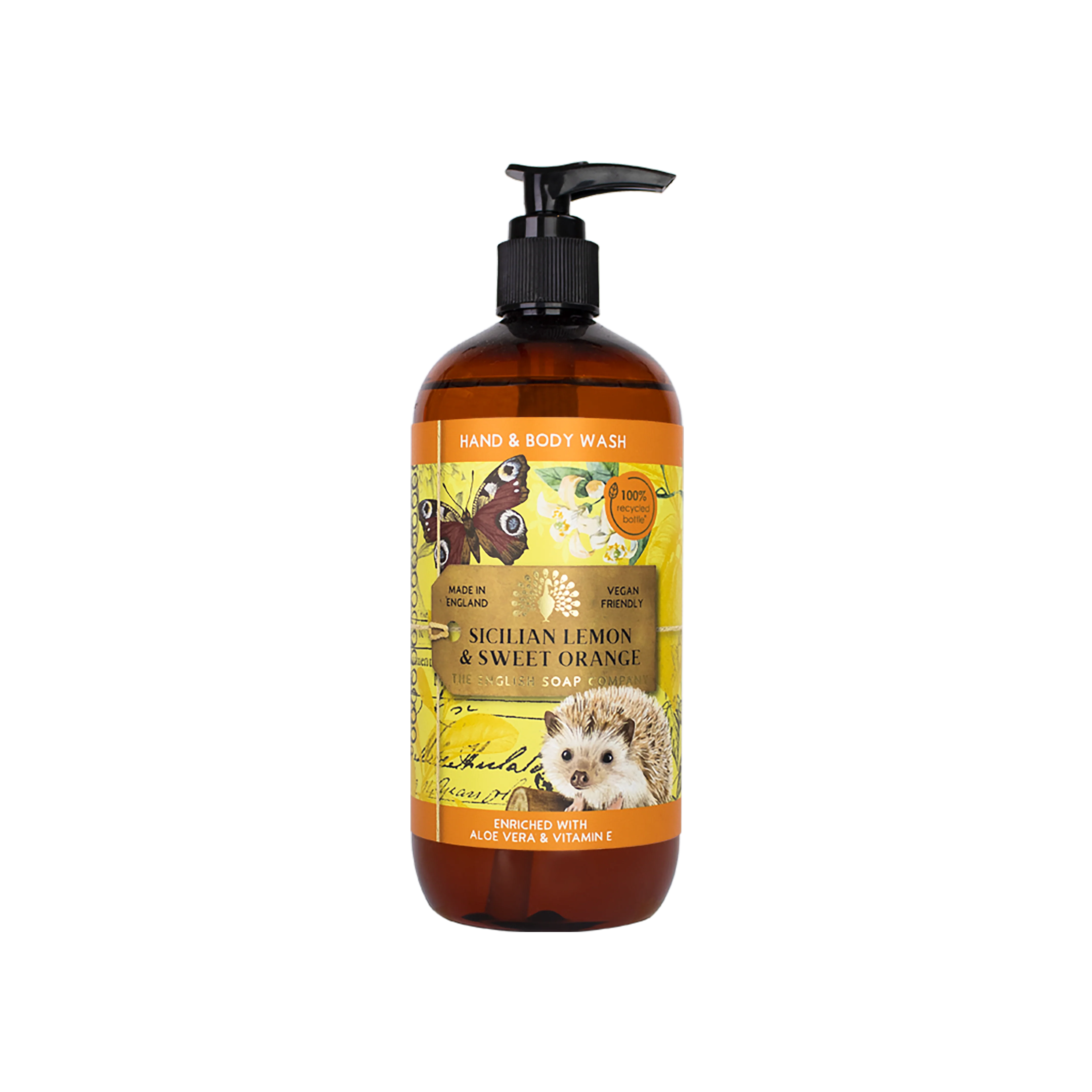 The English Soap Company Anniversary Hand & Body Wash, Sicilian Lemon & Sweet Orange