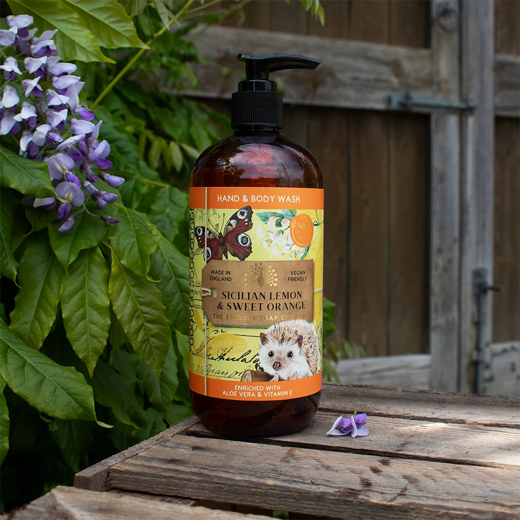 The English Soap Company Anniversary Hand & Body Wash, Sicilian Lemon & Sweet Orange - Image 4