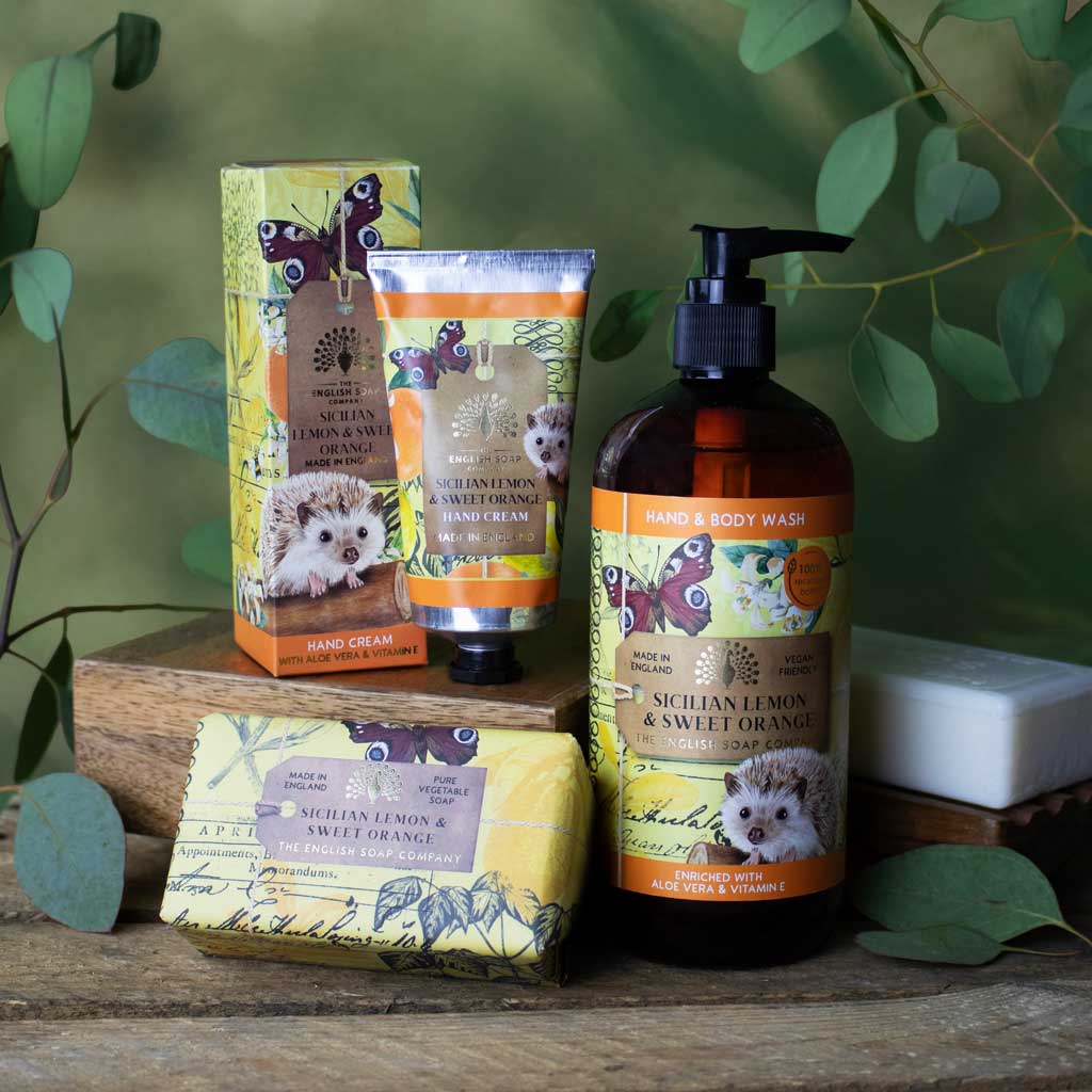 The English Soap Company Anniversary Hand & Body Wash, Sicilian Lemon & Sweet Orange - Image 5