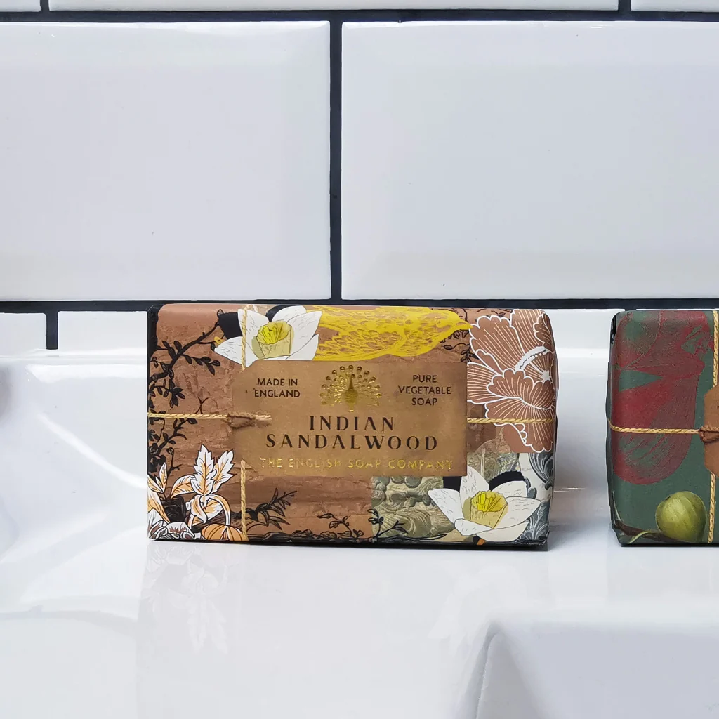 The English Soap Company Anniversary, Indian Sandalwood Soap - Image 4