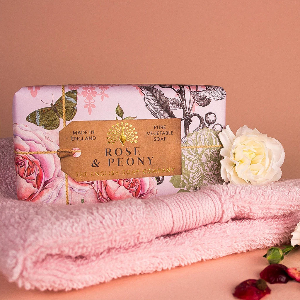 The English Soap Company Anniversary, Rose & Peony Soap - Image 4