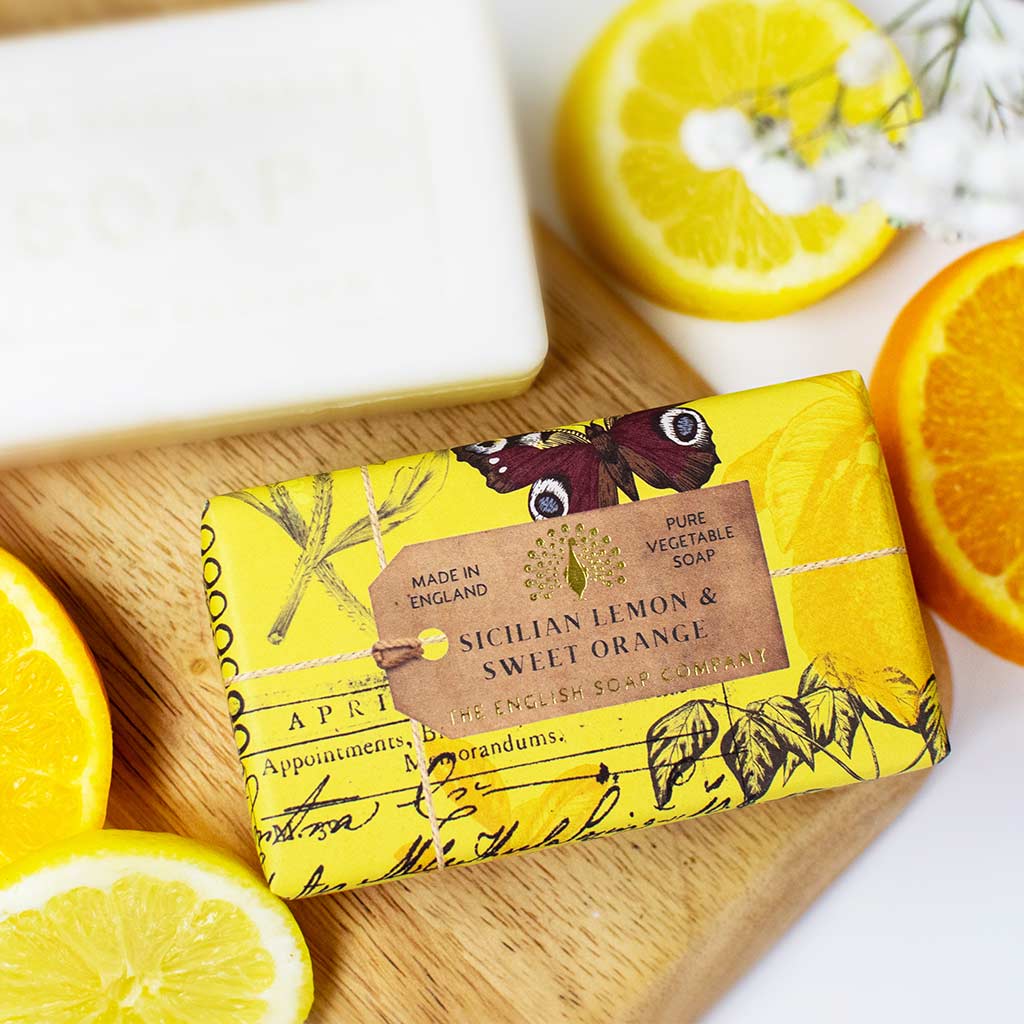 The English Soap Company Anniversary, Sicilian Lemon and Sweet Orange Soap - Image 2