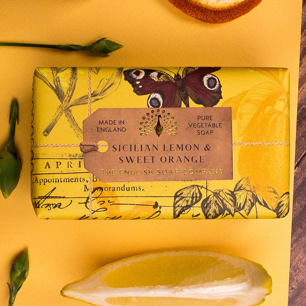 The English Soap Company Anniversary, Sicilian Lemon and Sweet Orange Soap - Image 5