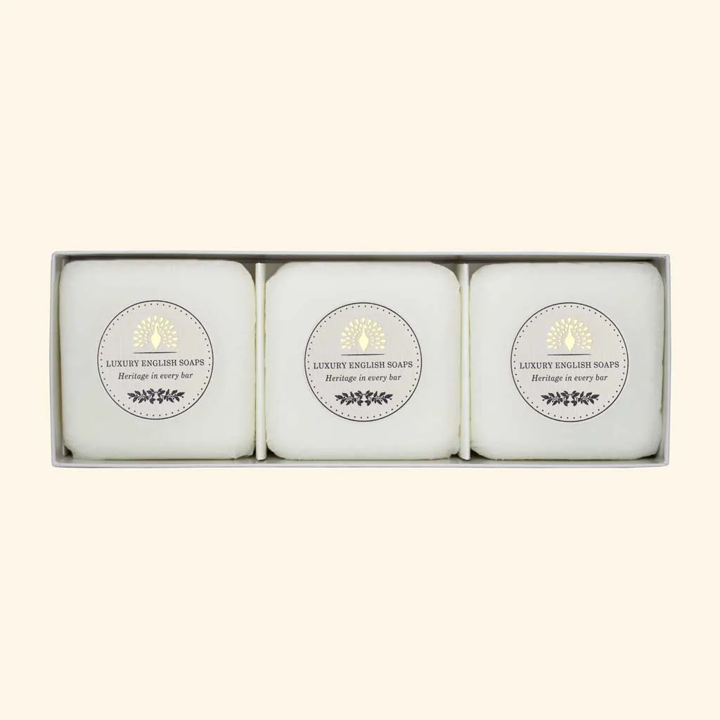 The English Soap Company Heritage Collection, Lemon & Mandarin ( Triple Soap Gift Box ) - Image 6