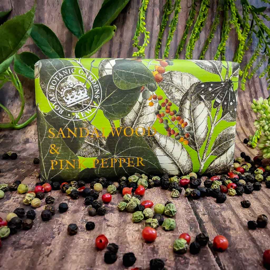 The English Soap Company Kew Gardens, Sandalwood And Pink Pepper Soap - Image 2