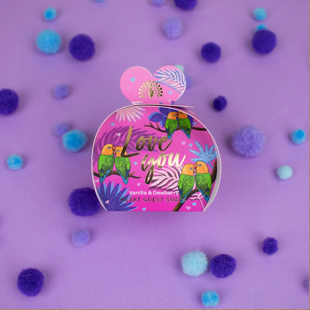 The English Soap Company Occasions Mini Heart Soaps, Love You - Image 2