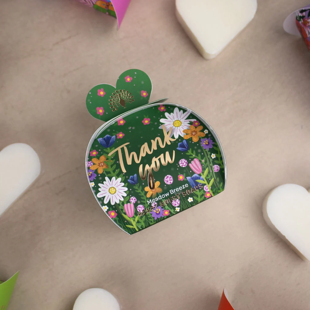 The English Soap Company Occasions Mini Heart Soaps, Thank You - Image 2