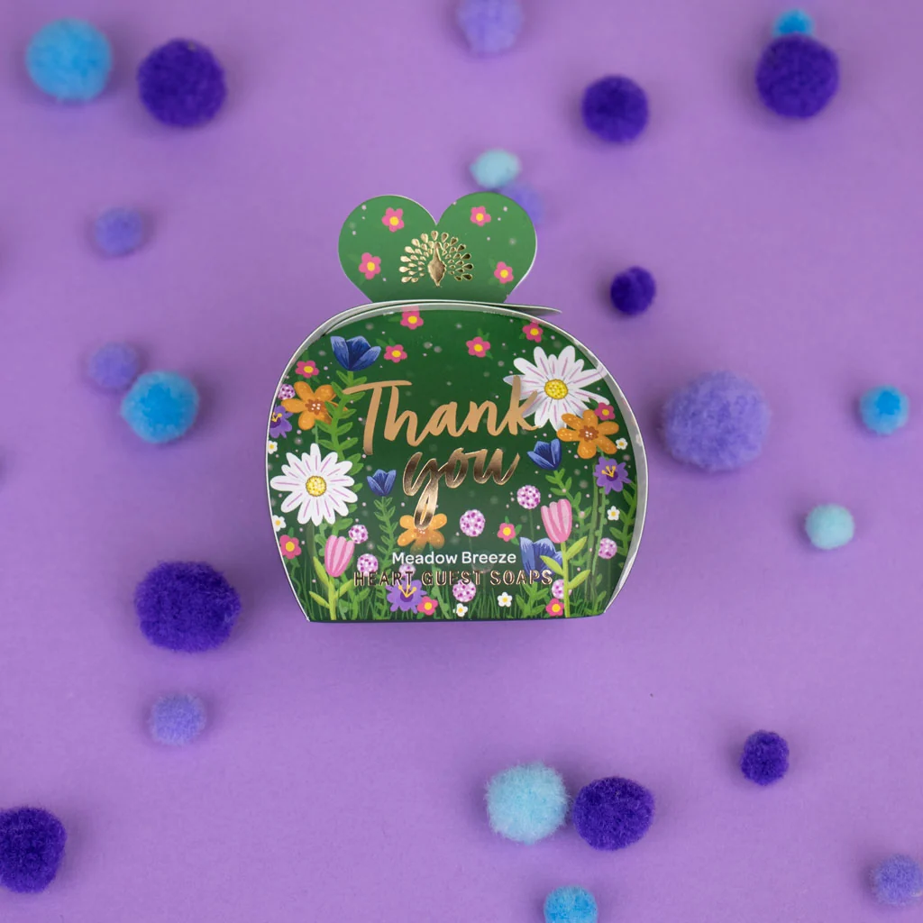 The English Soap Company Occasions Mini Heart Soaps, Thank You - Image 3