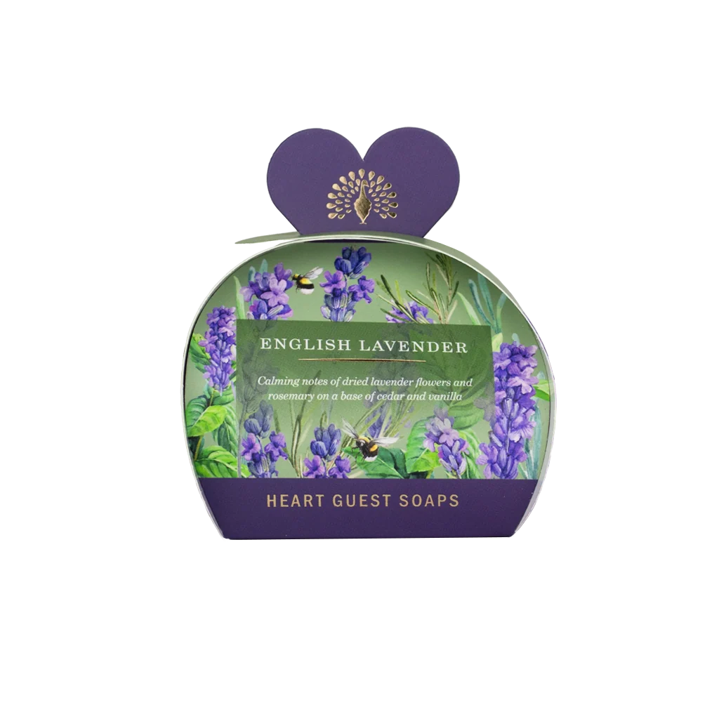 The English Soap Company Signature, English Lavender Mini Heart Soaps
