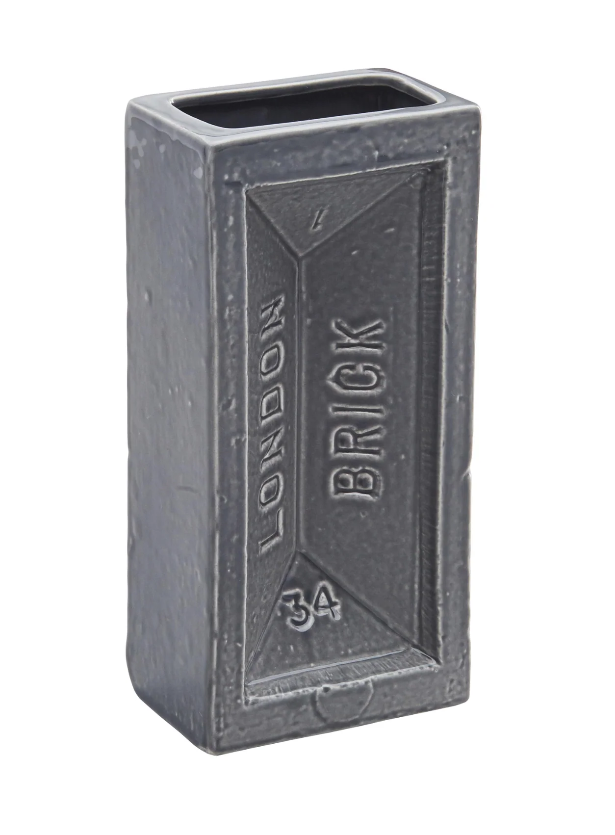 London Brick Vase, Grey - Image 3