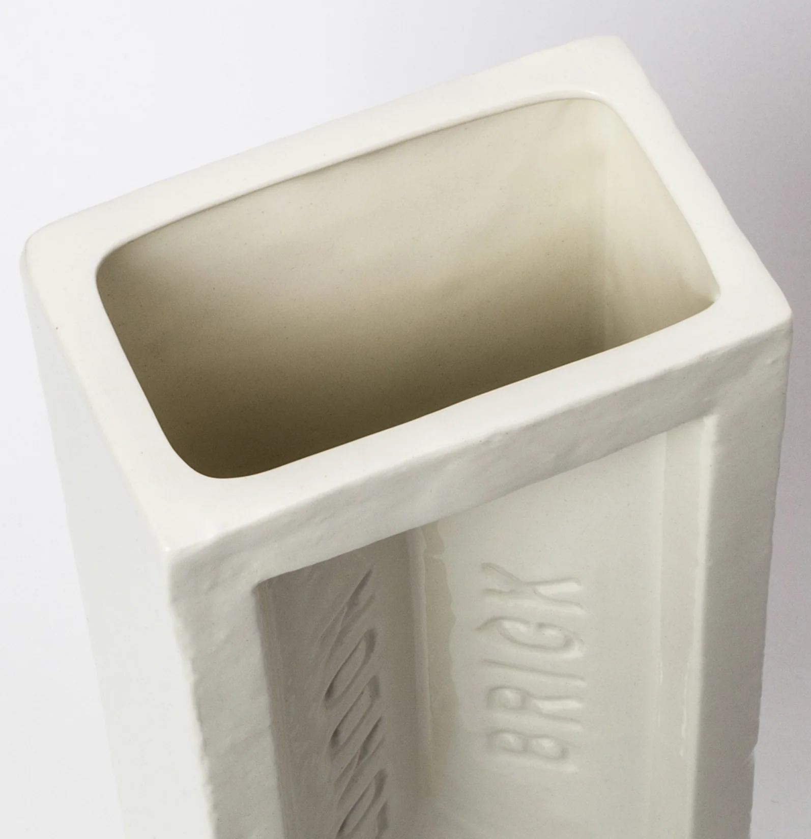 London Brick Vase, White - Image 12