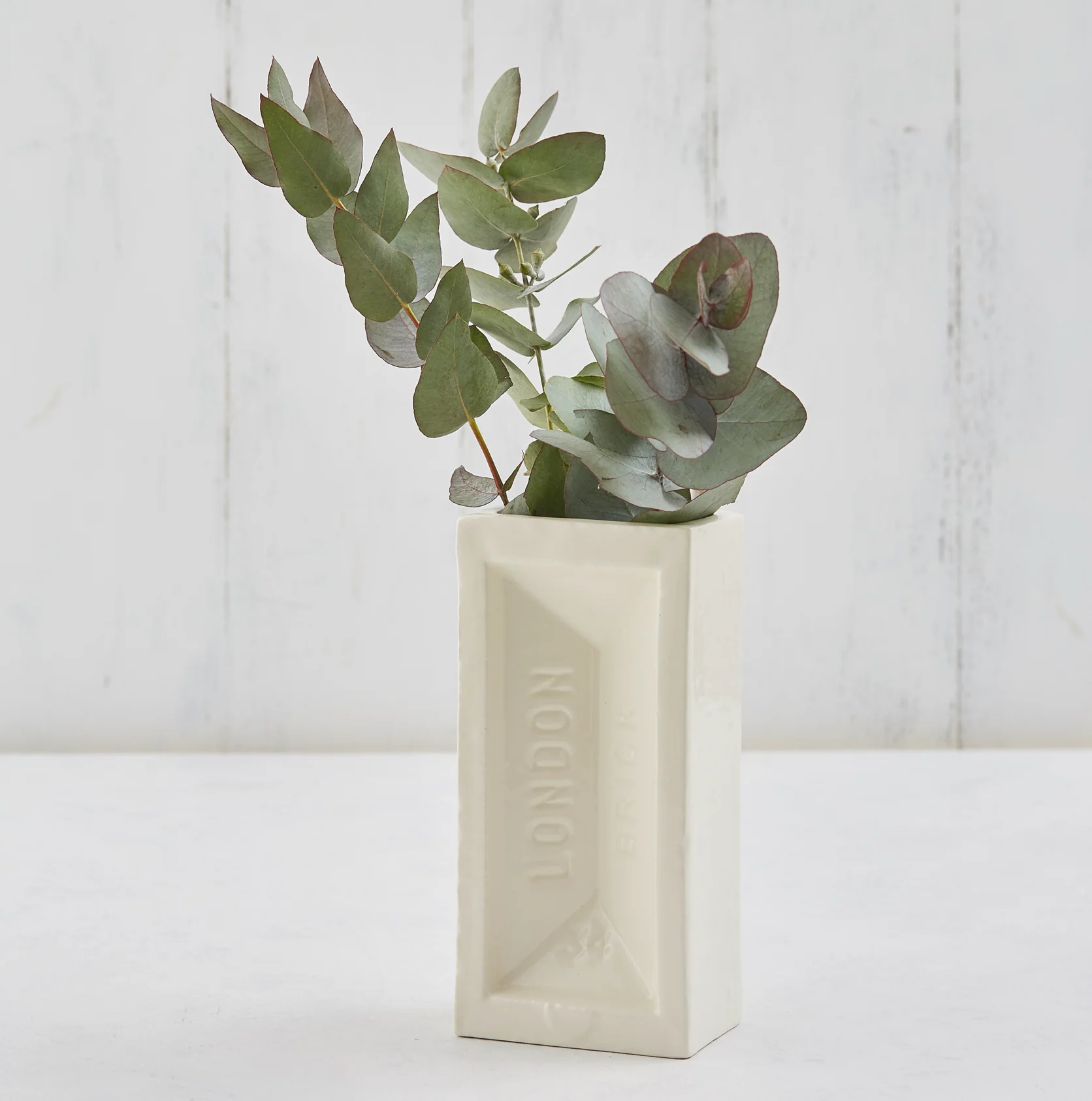 London Brick Vase, White - Image 2