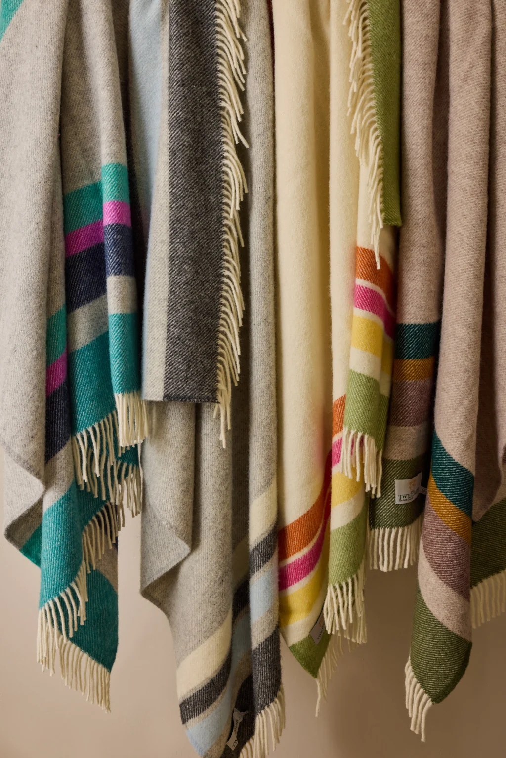 Tweedmill Alaska Pure New Wool Throw, Breeze - Image 3