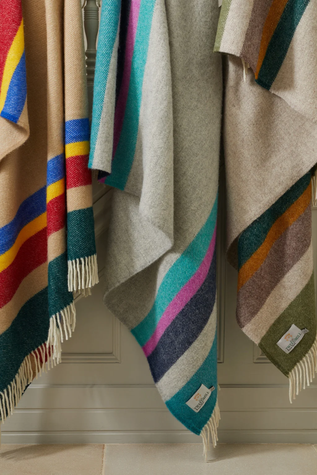 Tweedmill Alaska Pure New Wool Throw, Breeze - Image 6