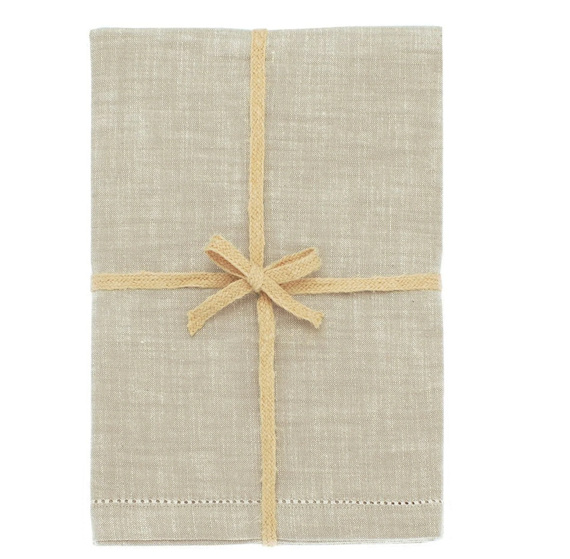 Walton & Co Chambray Cotton Tablecloth, Natural - Image 5