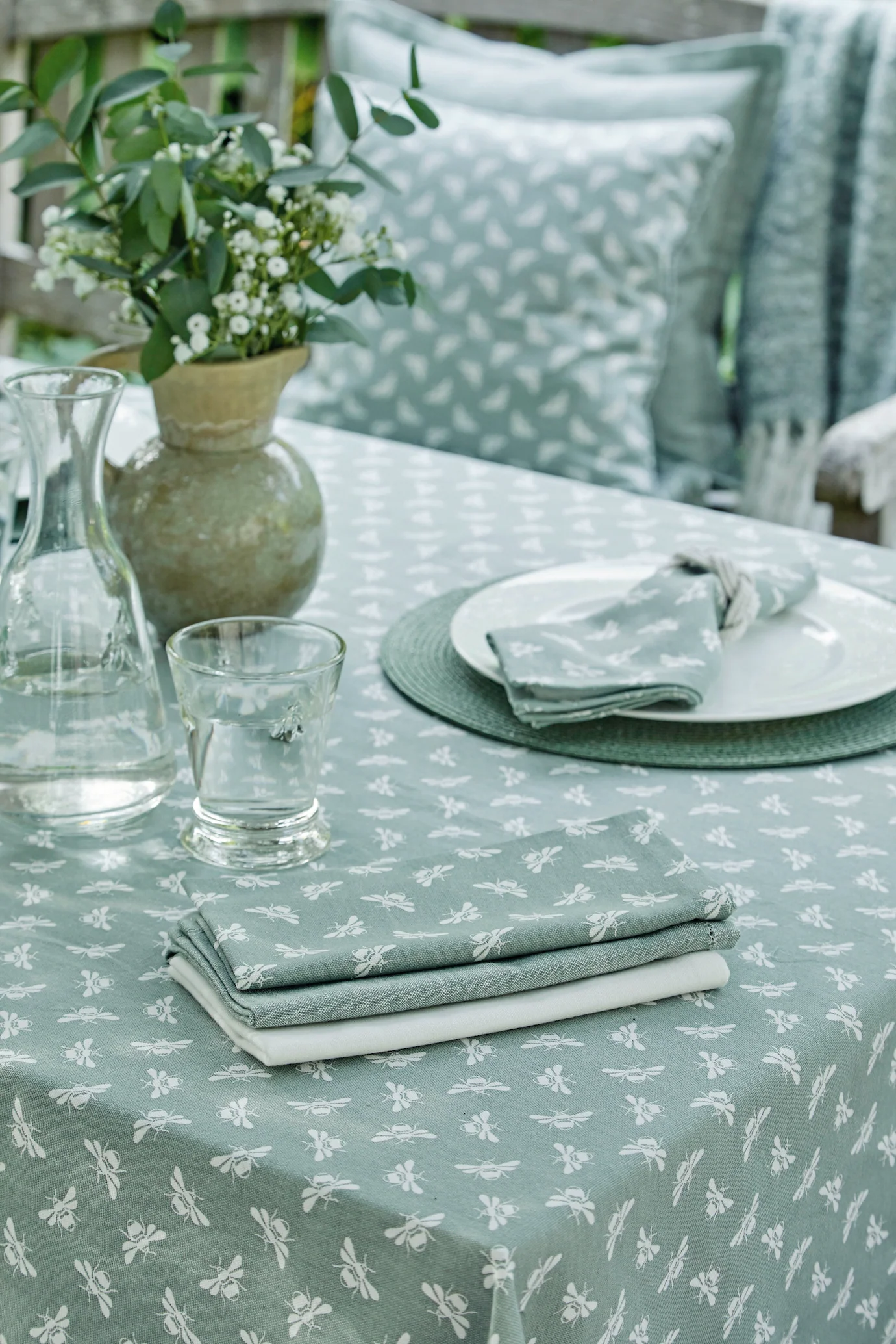 Walton & Co Cotton Napkins, Porcelain (Set Of 4) - Image 7