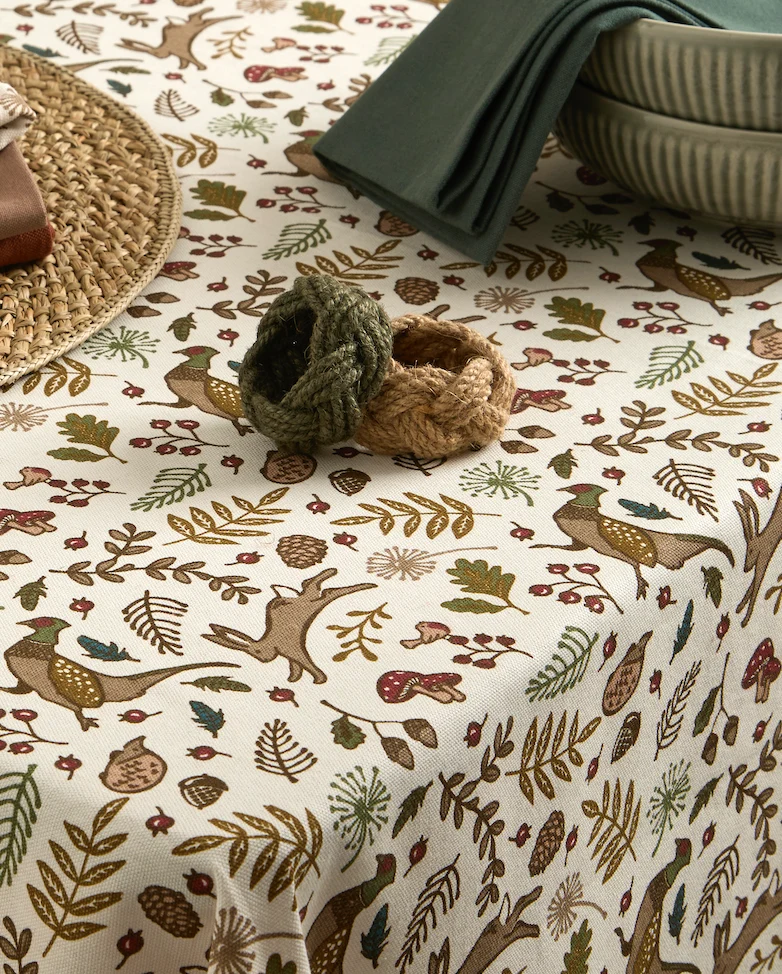 Walton & Co Jute Napkin Ring, Olive - Image 5