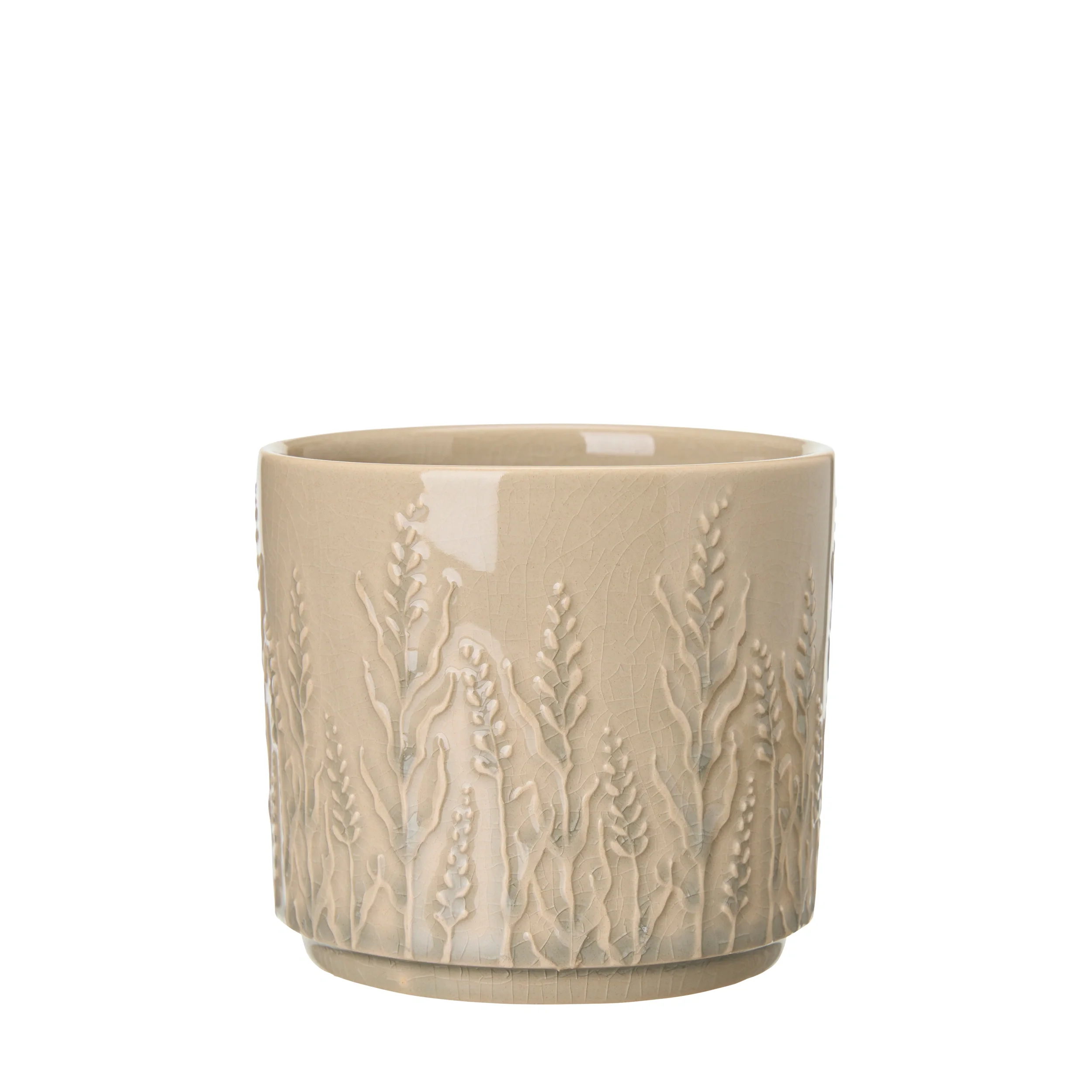 Wikholm Gunnel Ceramic Plant Pot, Grey - Image 6