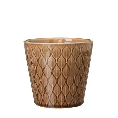 Wikholm Majken Ceramic Mini Plant Pots, Brown  (Set Of 3) - Image 7