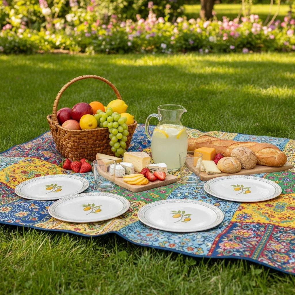 Willam Morris At Home Fruit Melamine Dinner Plate  (Set Of 4) - Image 5