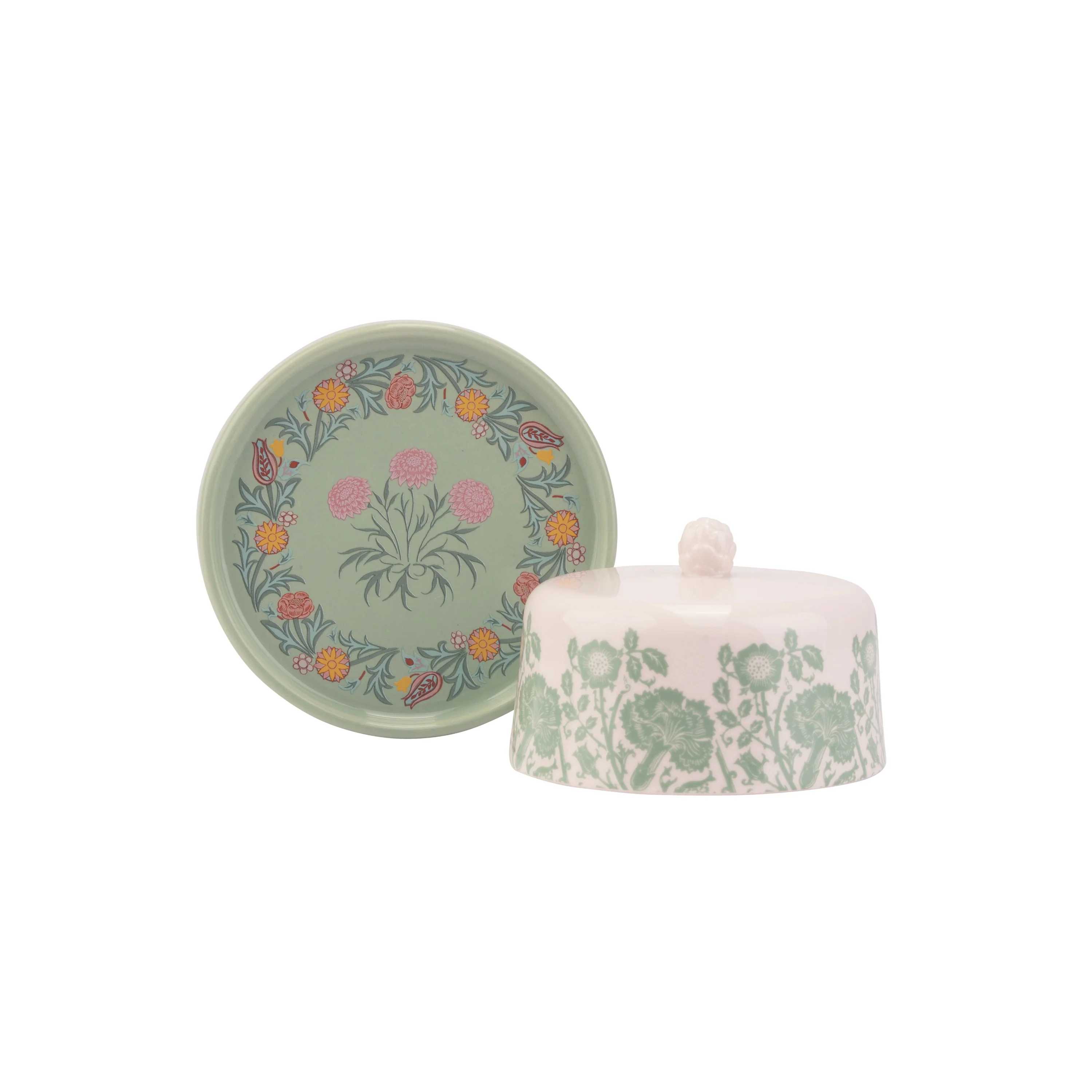 William Morris At Home Kitchen Garden Butter Dish - Image 5
