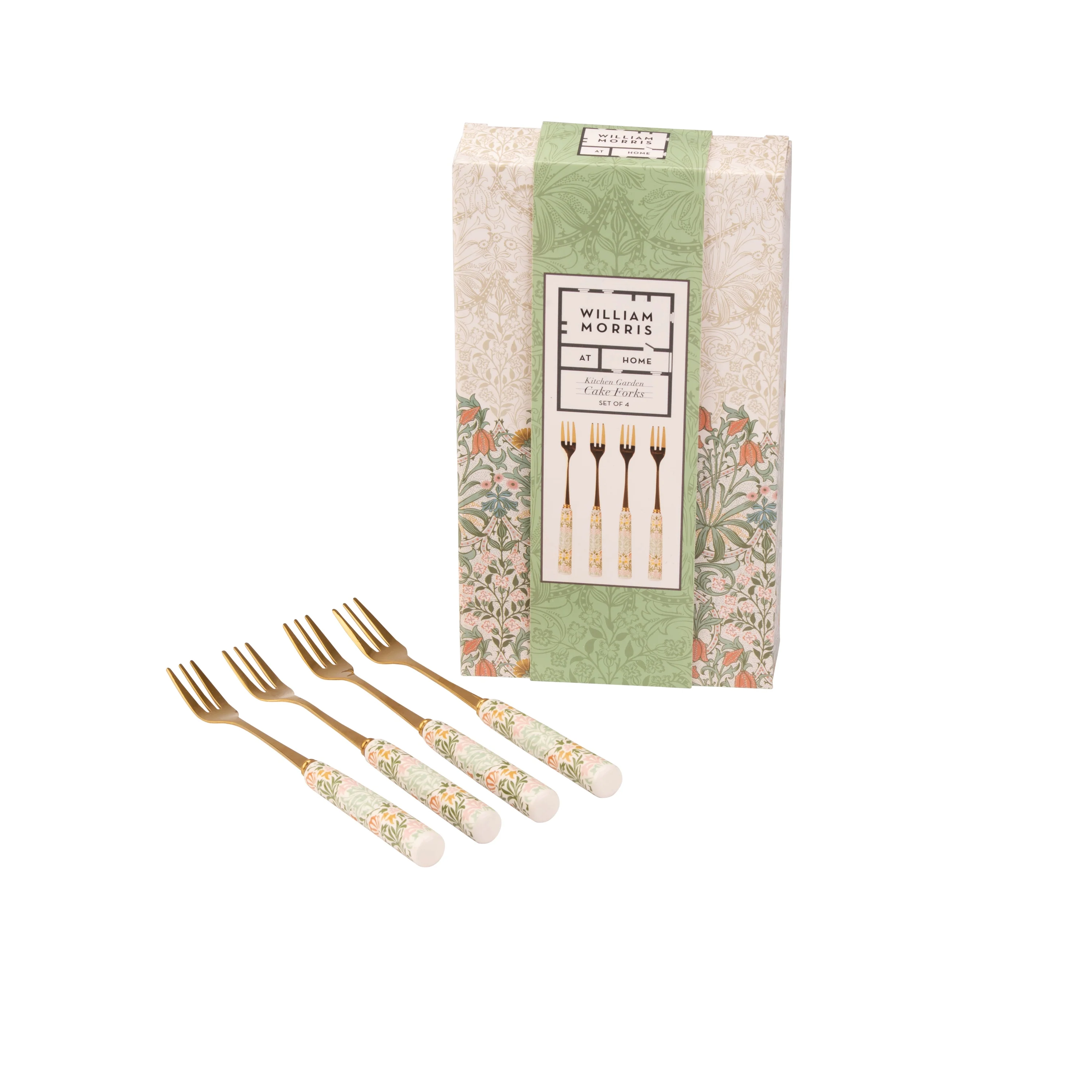 William Morris At Home Kitchen Garden Cake Forks - Image 3