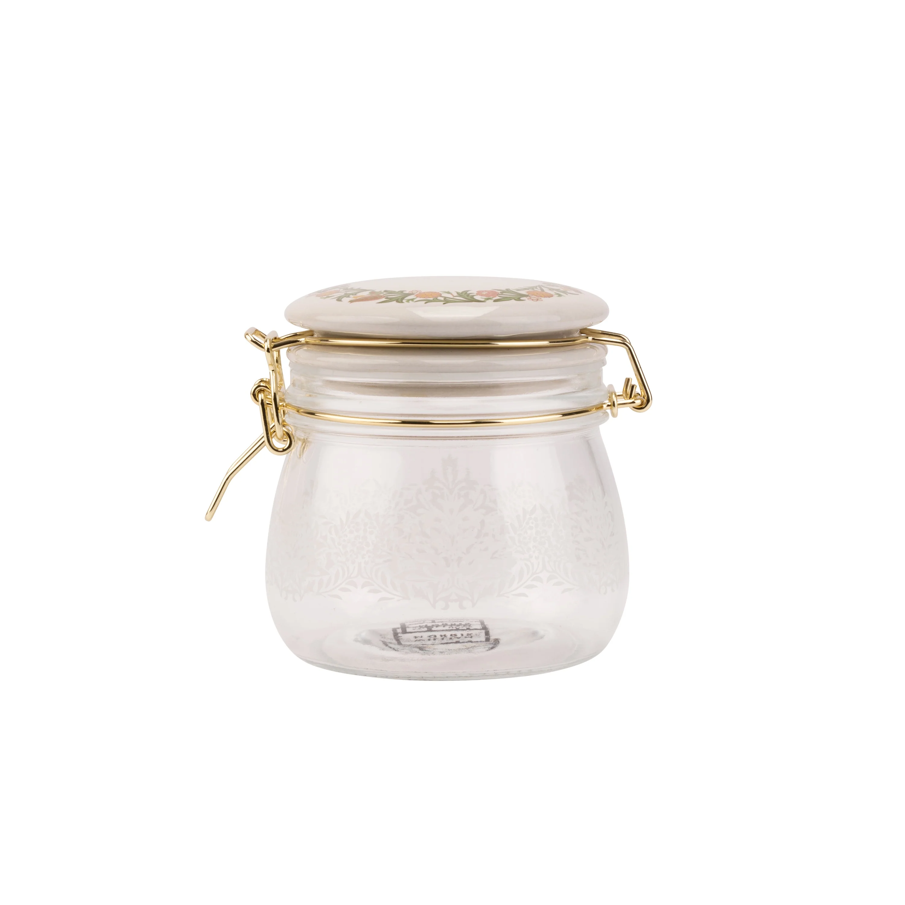 William Morris At Home Kitchen Garden Clip-Top Glass Storage Jar ( 500 ML )