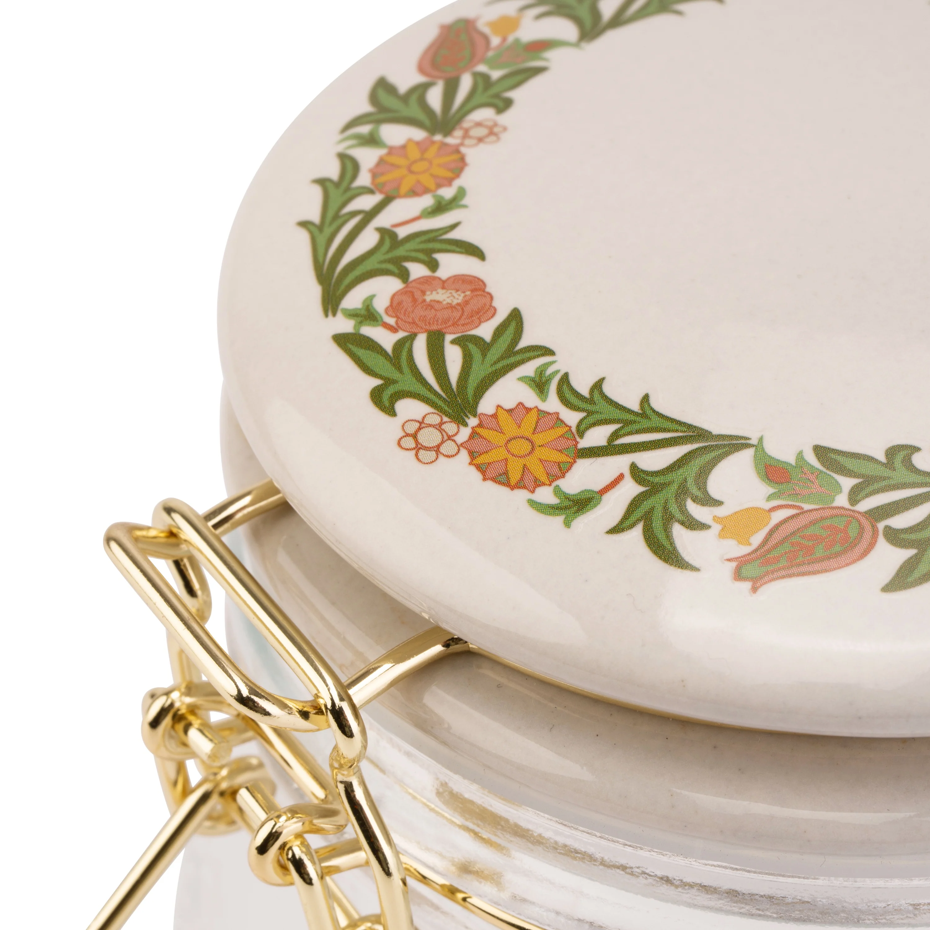 William Morris At Home Kitchen Garden Clip-Top Glass Storage Jar ( 500 ML ) - Image 4