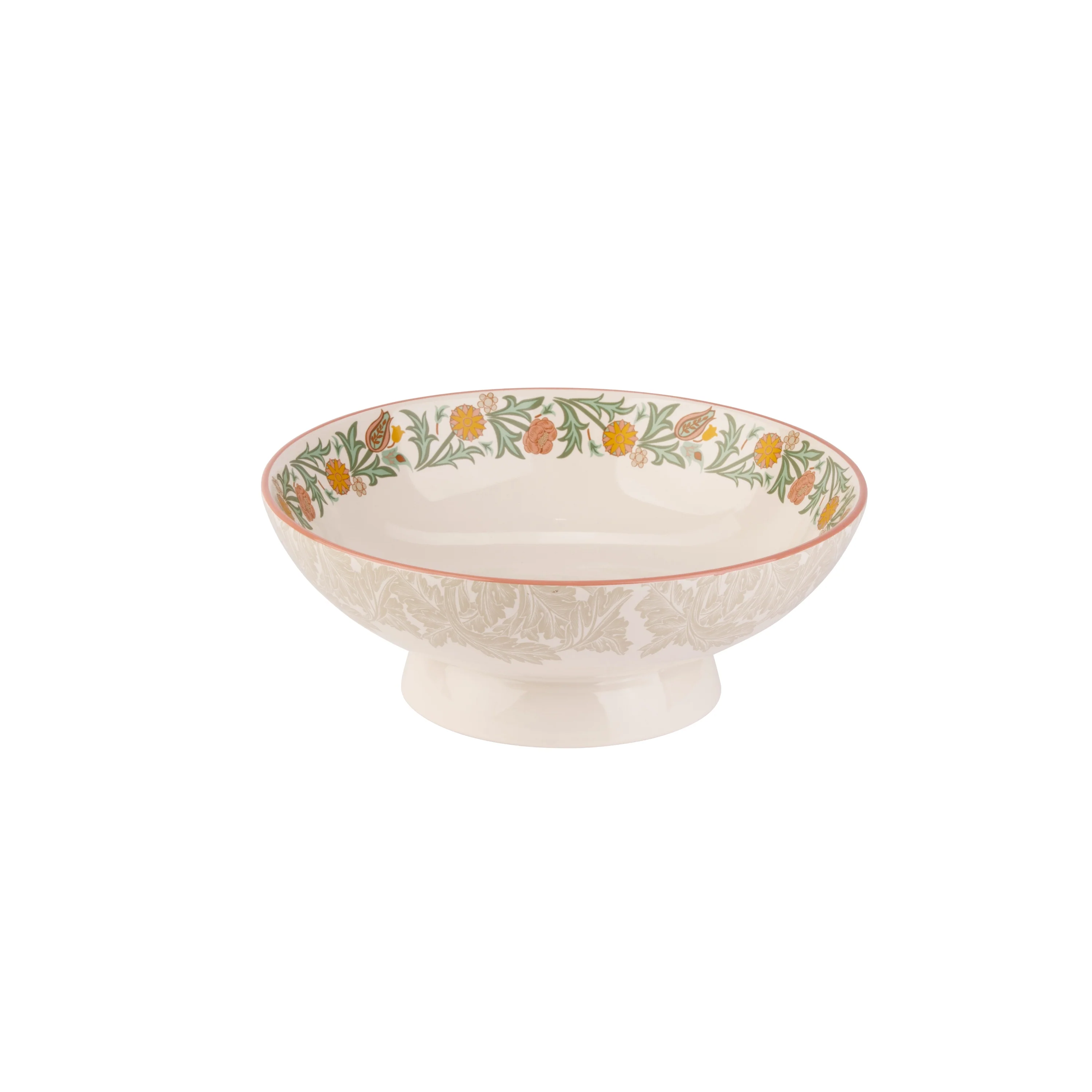 William Morris At Home Kitchen Garden Footed  Serving Bowl