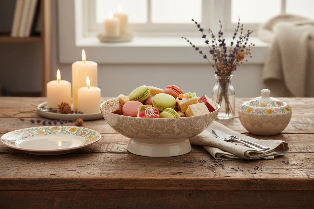 William Morris At Home Kitchen Garden Footed  Serving Bowl - Image 4