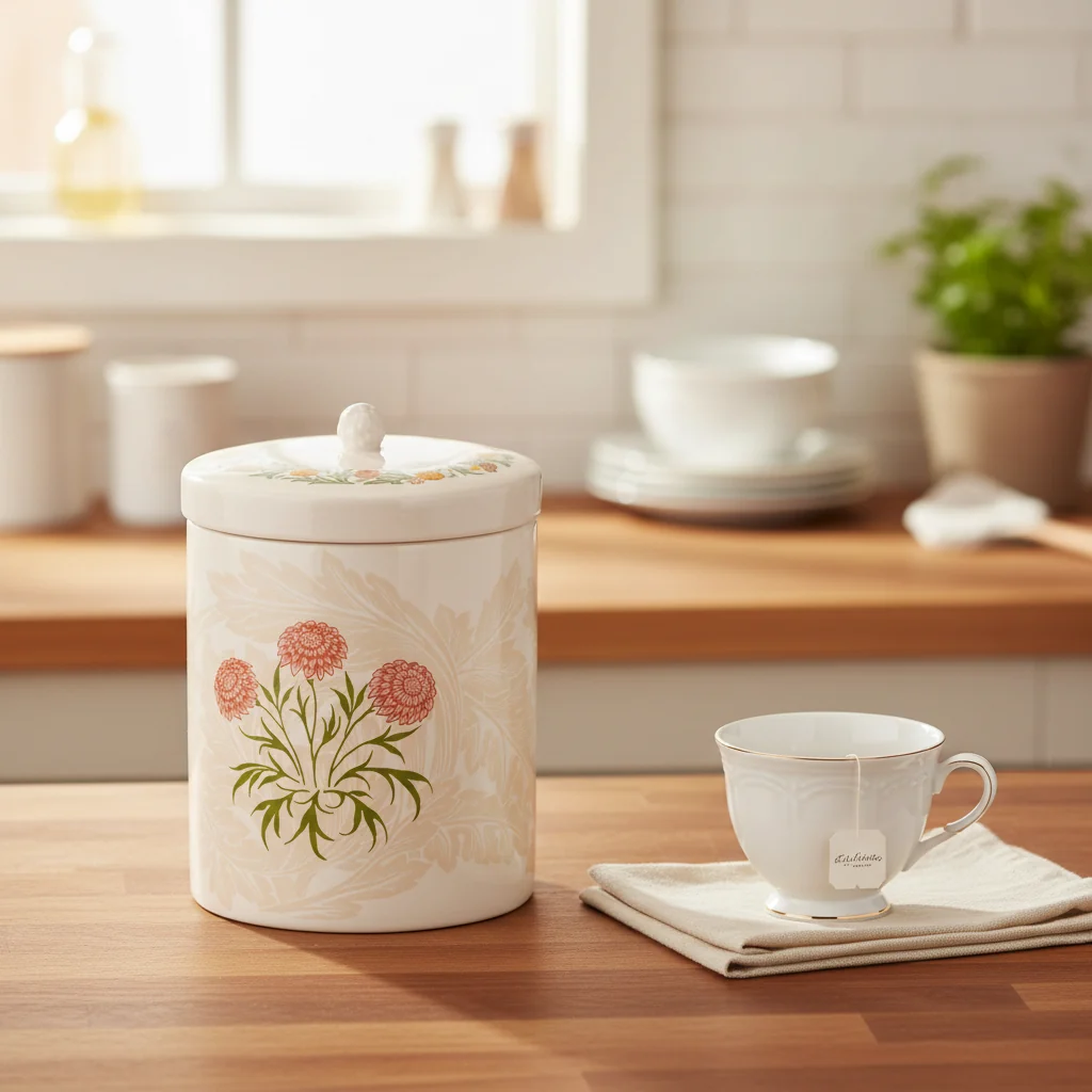 William Morris At Home Kitchen Garden Large Ceramic Storage Jar - Image 5