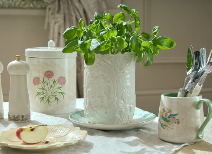 William Morris At Home Kitchen Garden Large Ceramic Storage Jar - Image 9