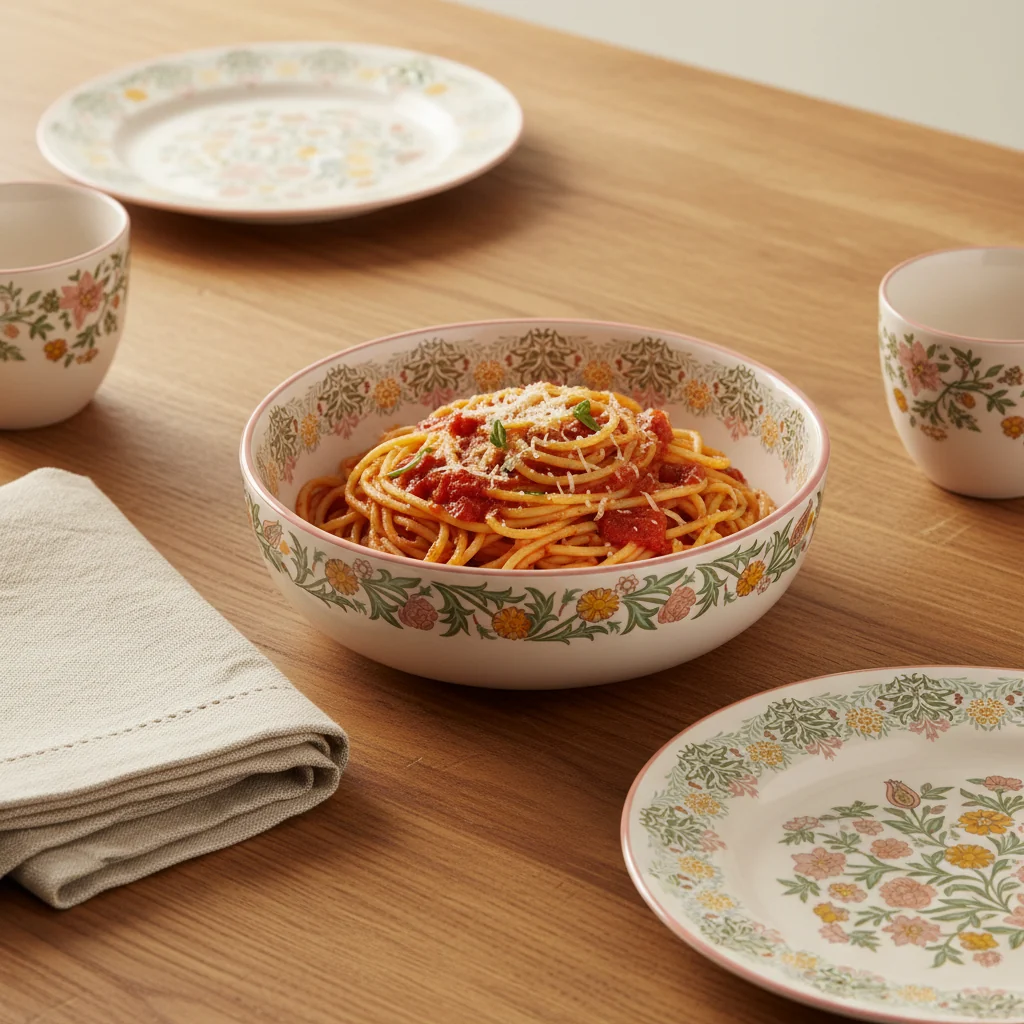 William Morris At Home Kitchen Garden Pasta Plate - Image 4
