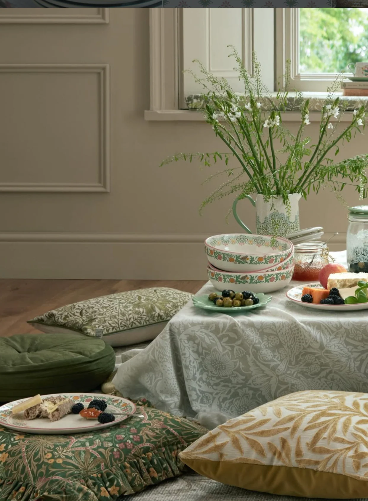 William Morris At Home Kitchen Garden Pasta Plate - Image 8